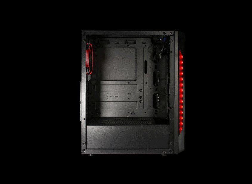 Caja Pc Droxio Gaming Bagger Lat. Cristal Templad