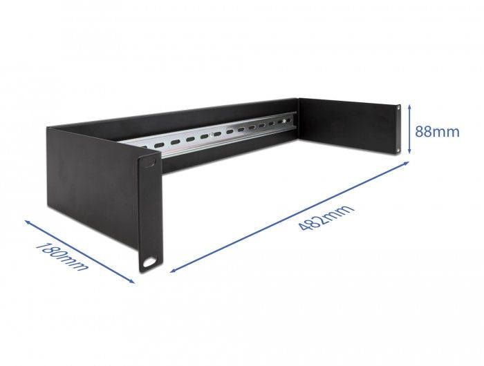 EAN 4043619668847 - DeLOCK 66884 organizador de cables Estante Canaleta ranurada para cables 1 pieza(s) imagen 2