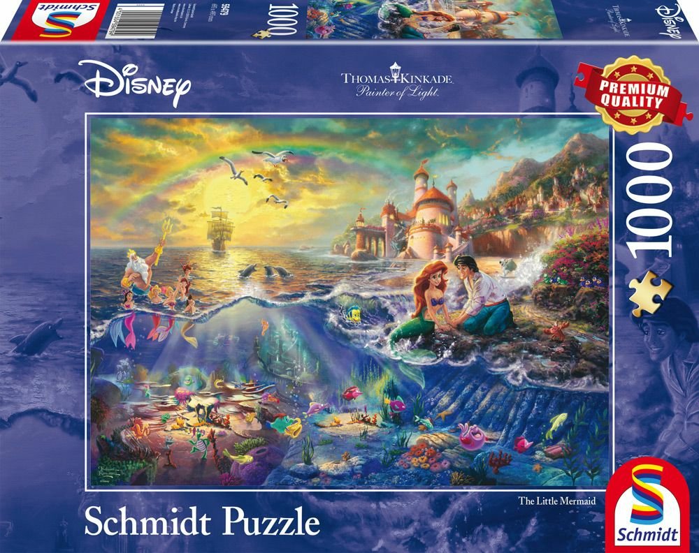 Puzzle Thomas Kinkade: Disney Arielle