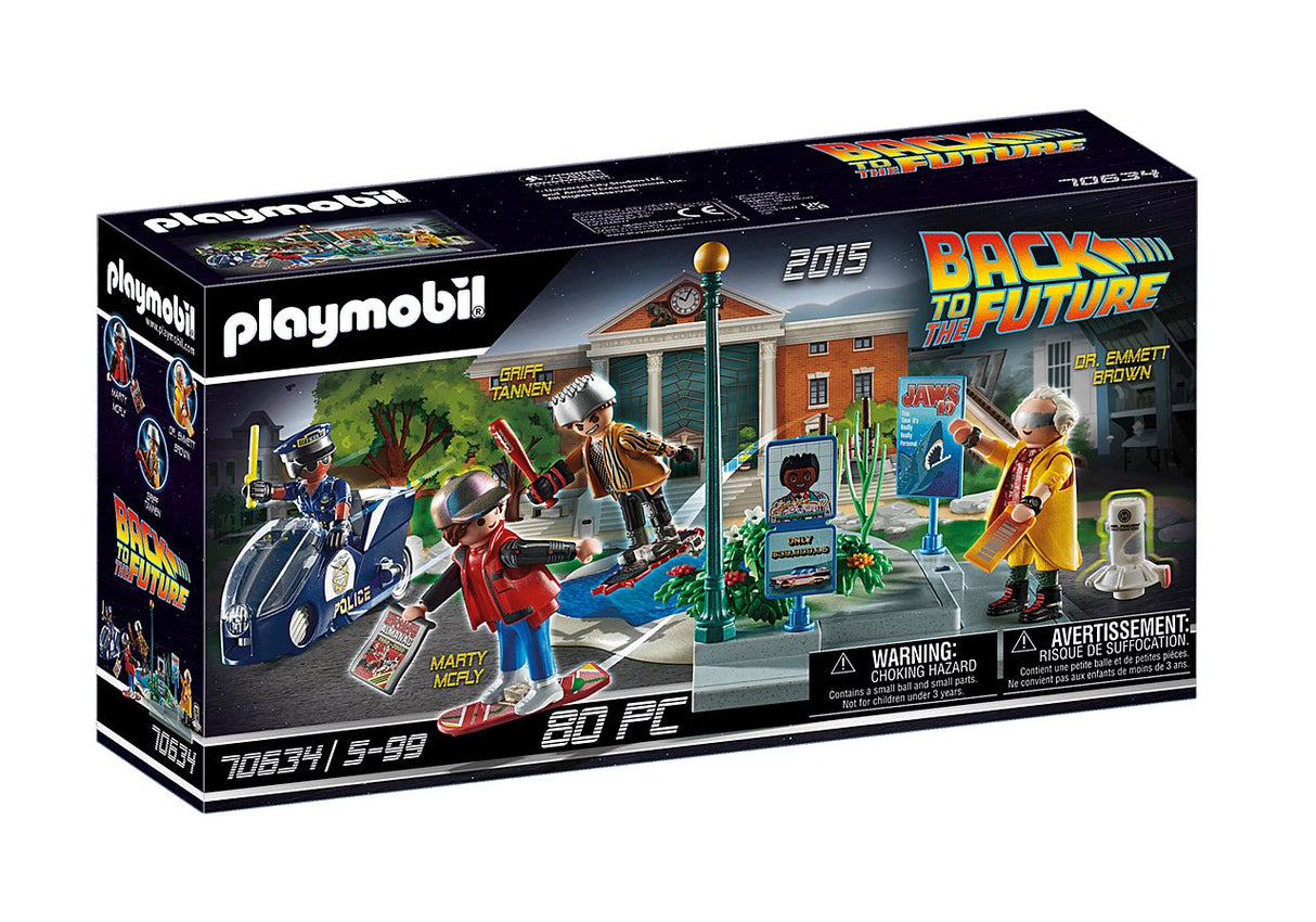 Playmobil 70634 Back To The Future Part Ii Persecución Con Hoverboard