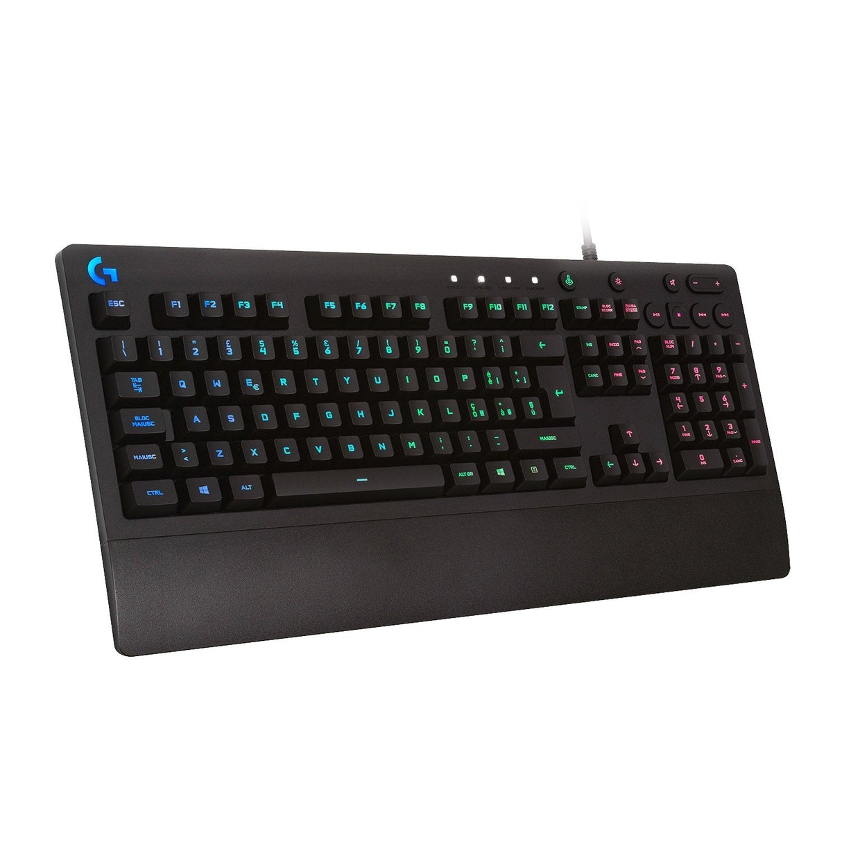 Teclado Inglés Logitech G G213 Prodigy Usb Qwerty Negro