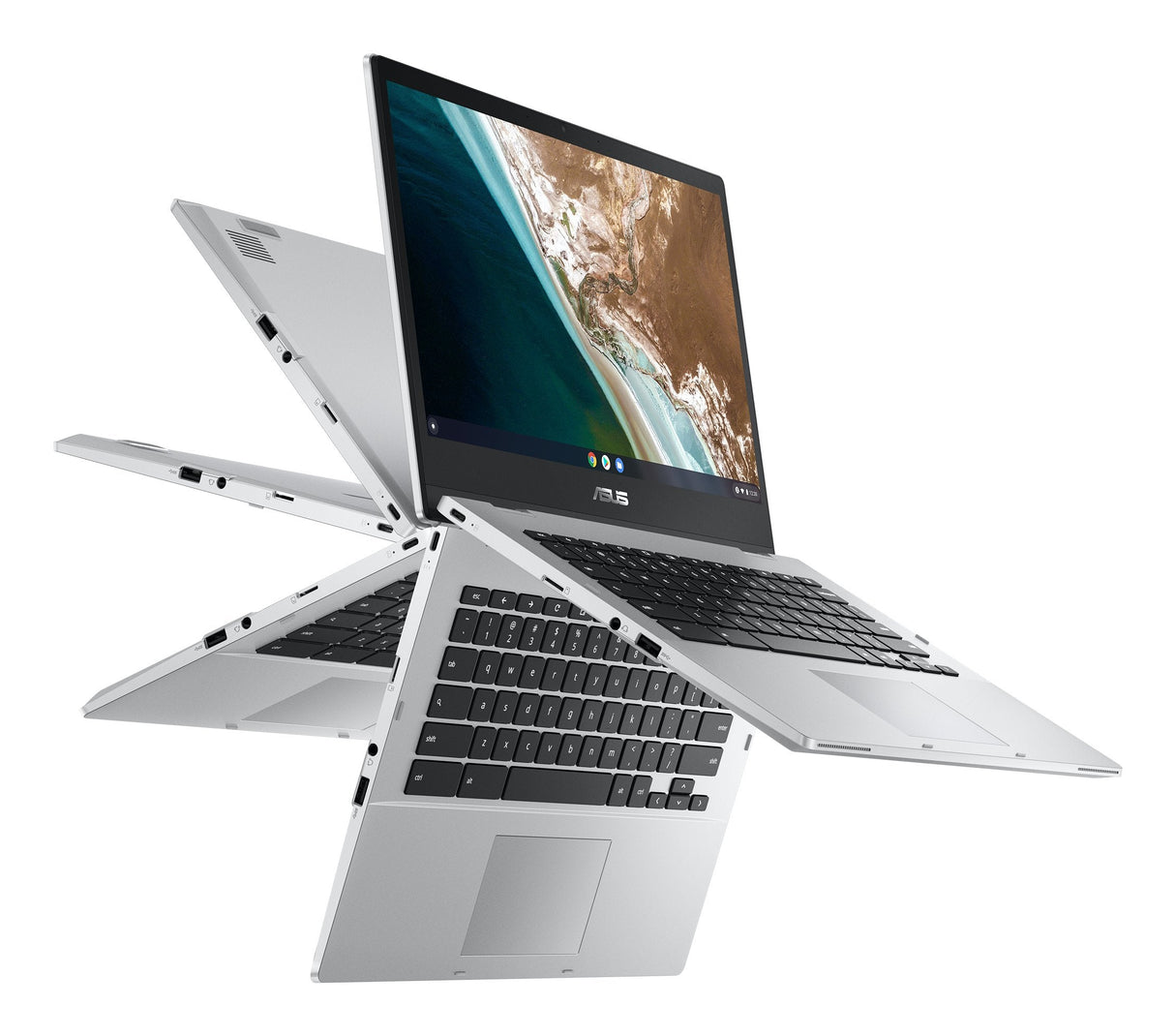 Chromebook Convertible Asus Flip Cx1400fka-Ec0213 Intel Celeron N4500 8gb 128gb 14' Tactil Chrome Os