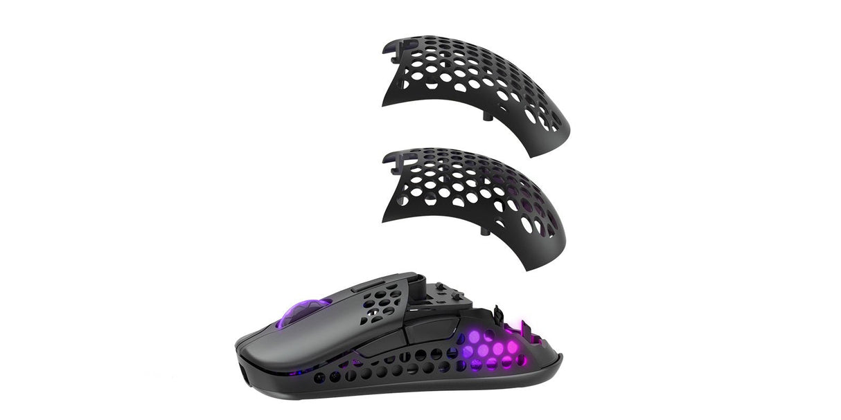 Xtrfy M42w-Rgb-Black Ratón Ambidextro Usb Tipo A Óptico 16000 Dpi