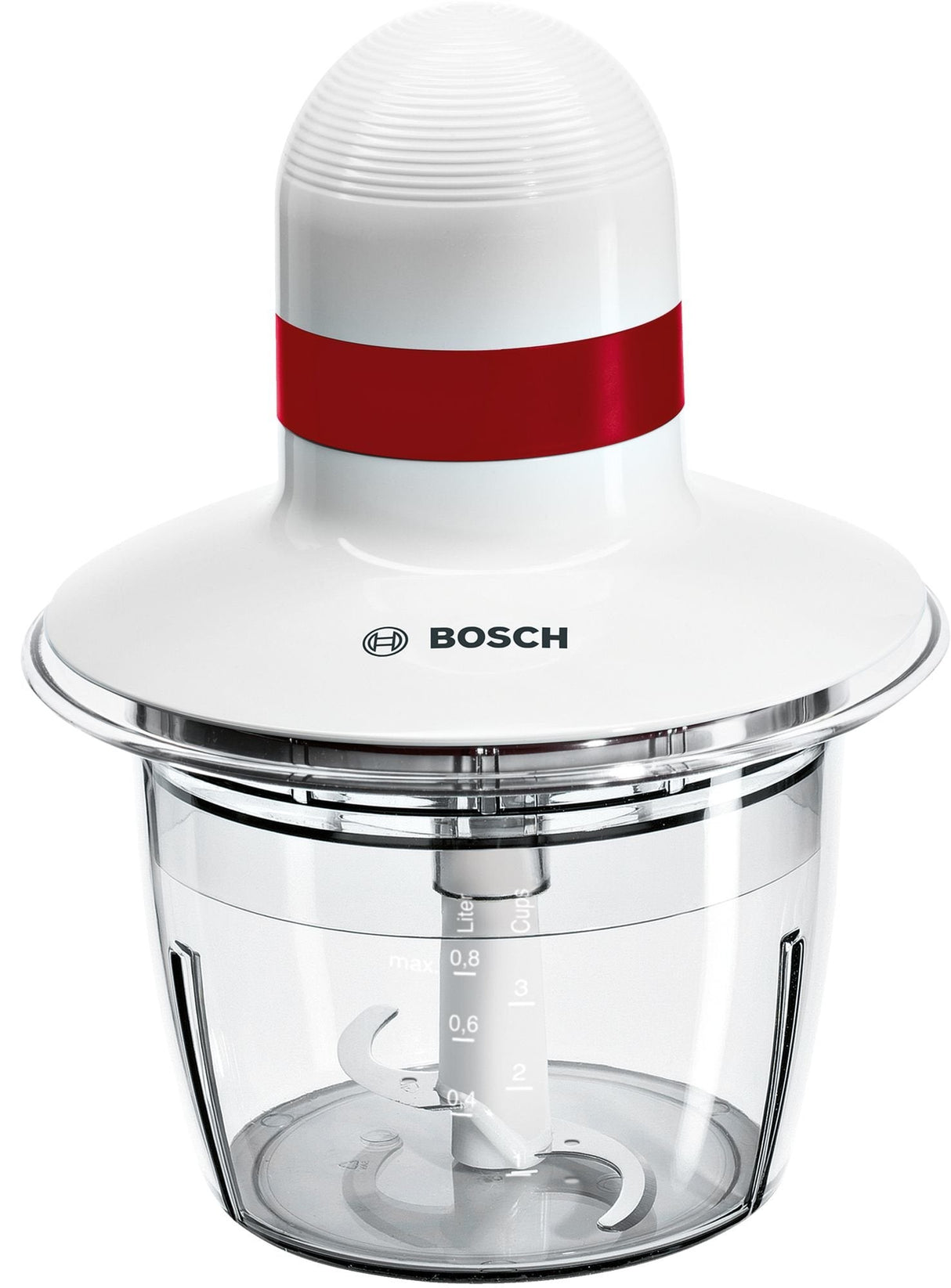 EAN 4242005099016 - Bosch MMRP1000 picadora eléctrica de alimentos 0,8 L 400 W Rojo, Transparente, Blanco imagen 1