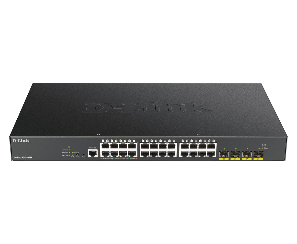 EAN 0790069443008 - D-Link DGS-1250-28XMP switch Gestionado L3 Gigabit Ethernet (10/100/1000) Energía sobre Ethernet (PoE) Ne imagen 1
