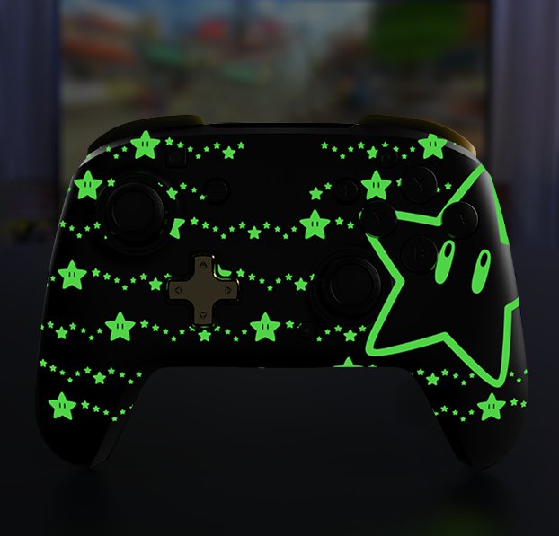 Pdp Rematch Glow Wireless Controller Ns Stars