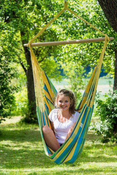 Amazonas Silla Colgante Brasil Lemon Az-2030240, Silla Colgante De Camping Az-2030240