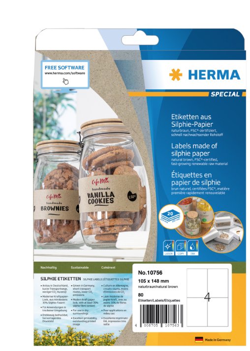 Herma Etiquetas Silphie A4 20 Hojas 105x148