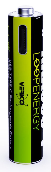 Verico Loopenergy Li-Ion Batería Aaa900, Usb-C, 4er Pack Retail