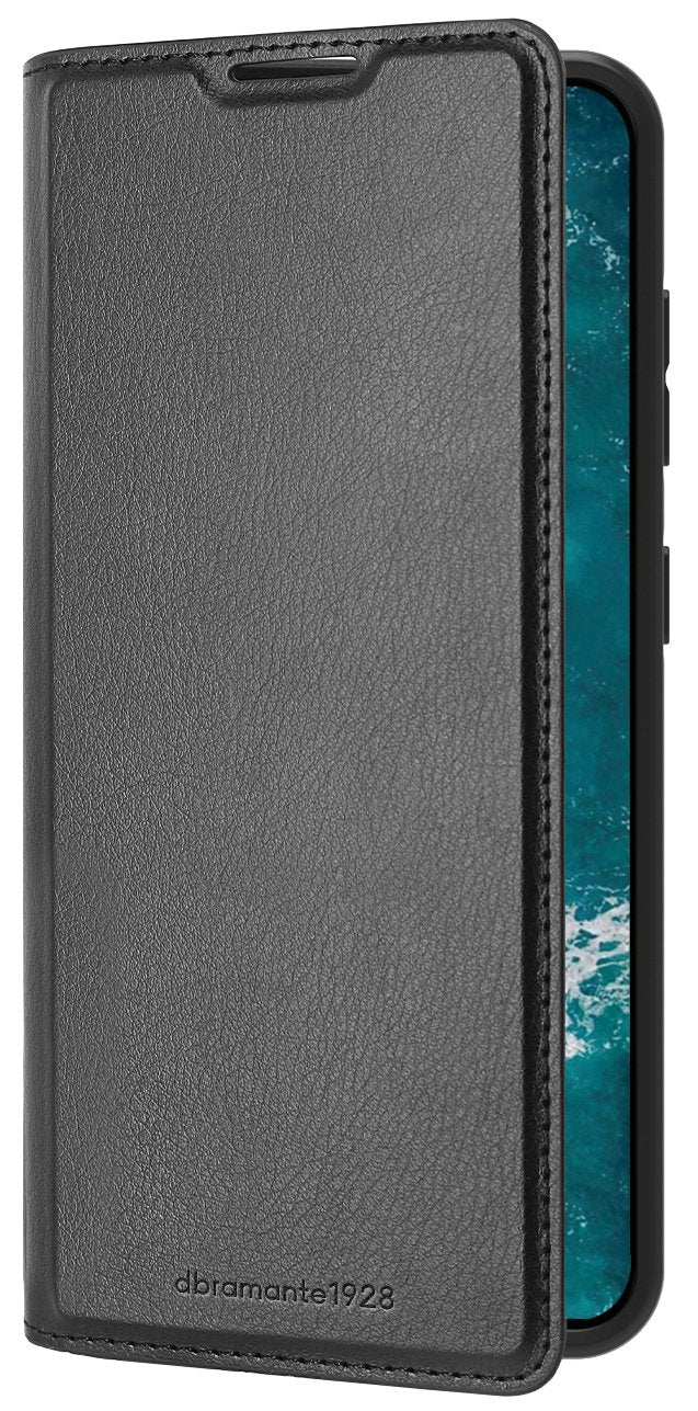 Dbramante1928 Oslo Funda Con Tapa Para Teléfono Móvil Poliuretano (Pu) Plástico Negro Para Samsung Galaxy A55