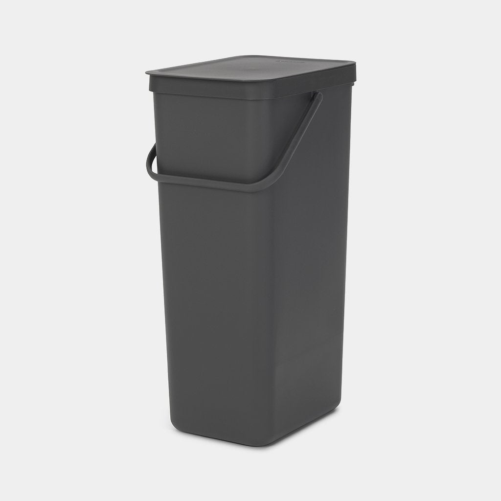 Brabantia Sort & Go Recycle Bin 40 L Rectangular Gris