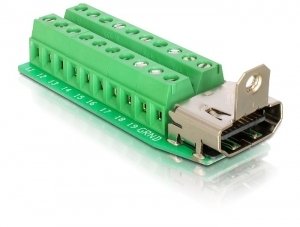 Delock Adaptador Hdmi Hembra > Terminalblock 20pin