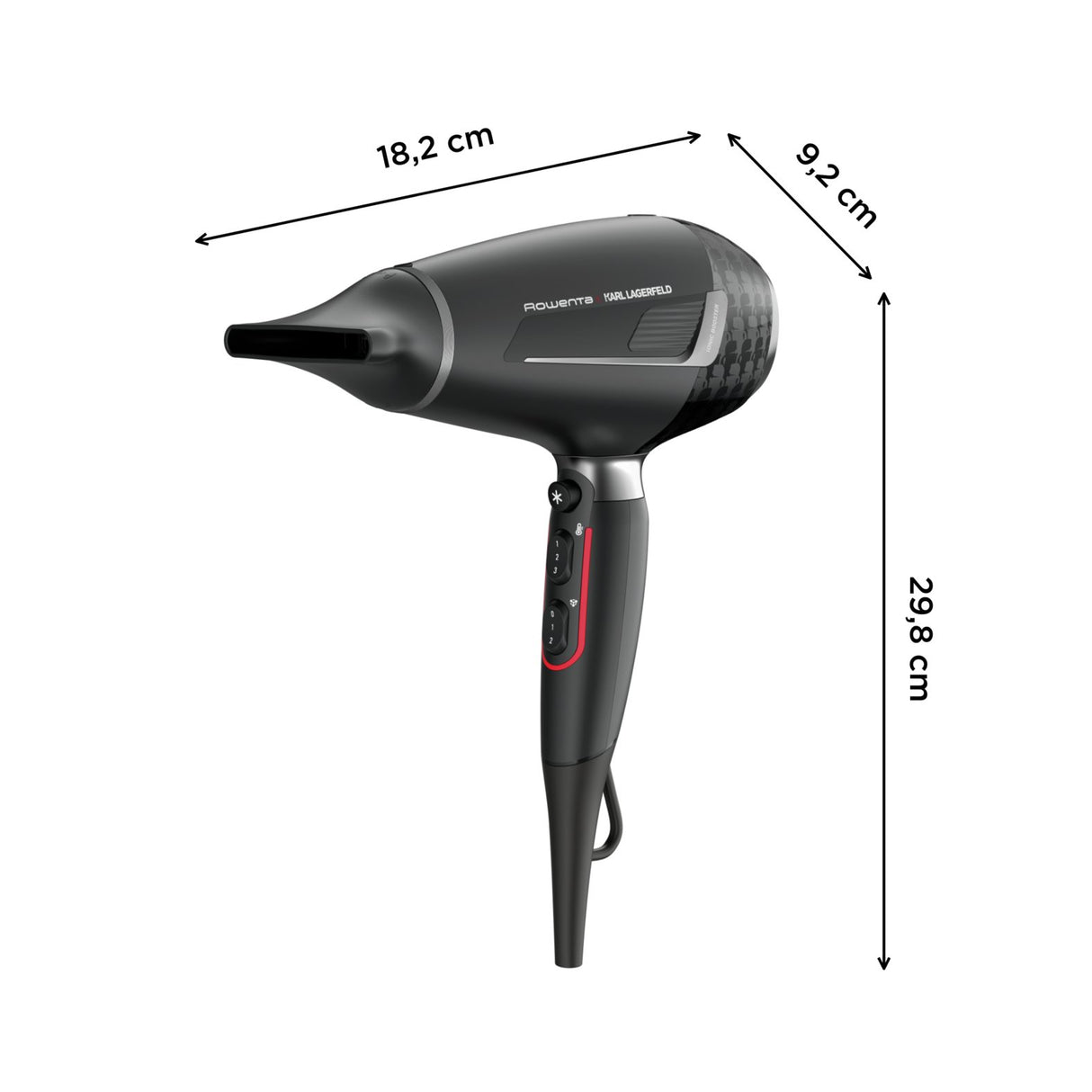 EAN 3121040085325 - Rowenta K/Pro Stylist CV887L secador 2200 W Negro imagen 8