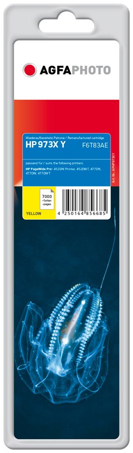 EAN 4250164856685 - AgfaPhoto APHP973XY cartucho de tóner 1 pieza(s) Compatible Amarillo imagen 1