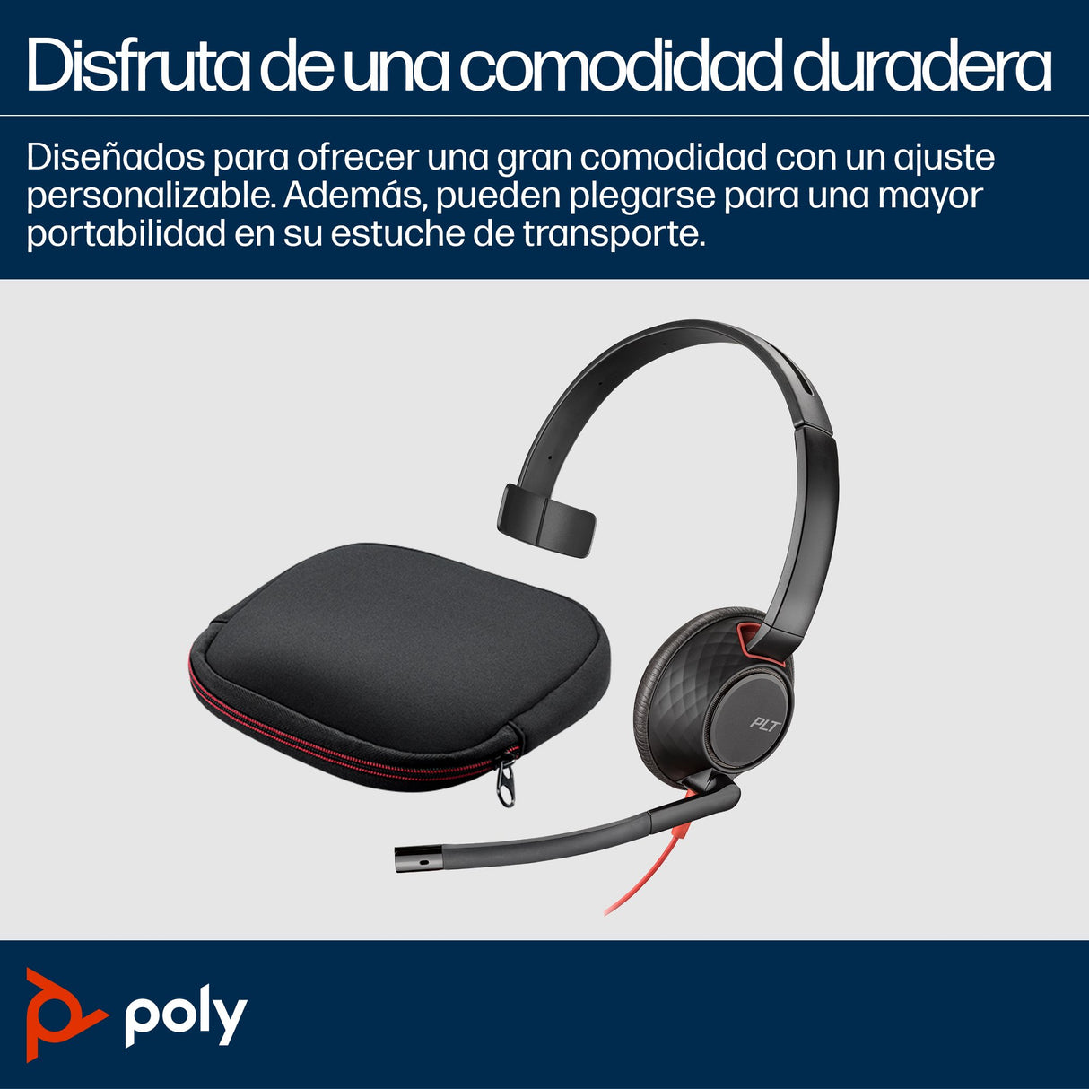 EAN 0197498433097 - HP Poly Blackwire 5210 Monaural USB-C Headset +3.5mm Plug +USB-C/A Adapter (Bulk) Alámbrico Diadema Ofici imagen 4