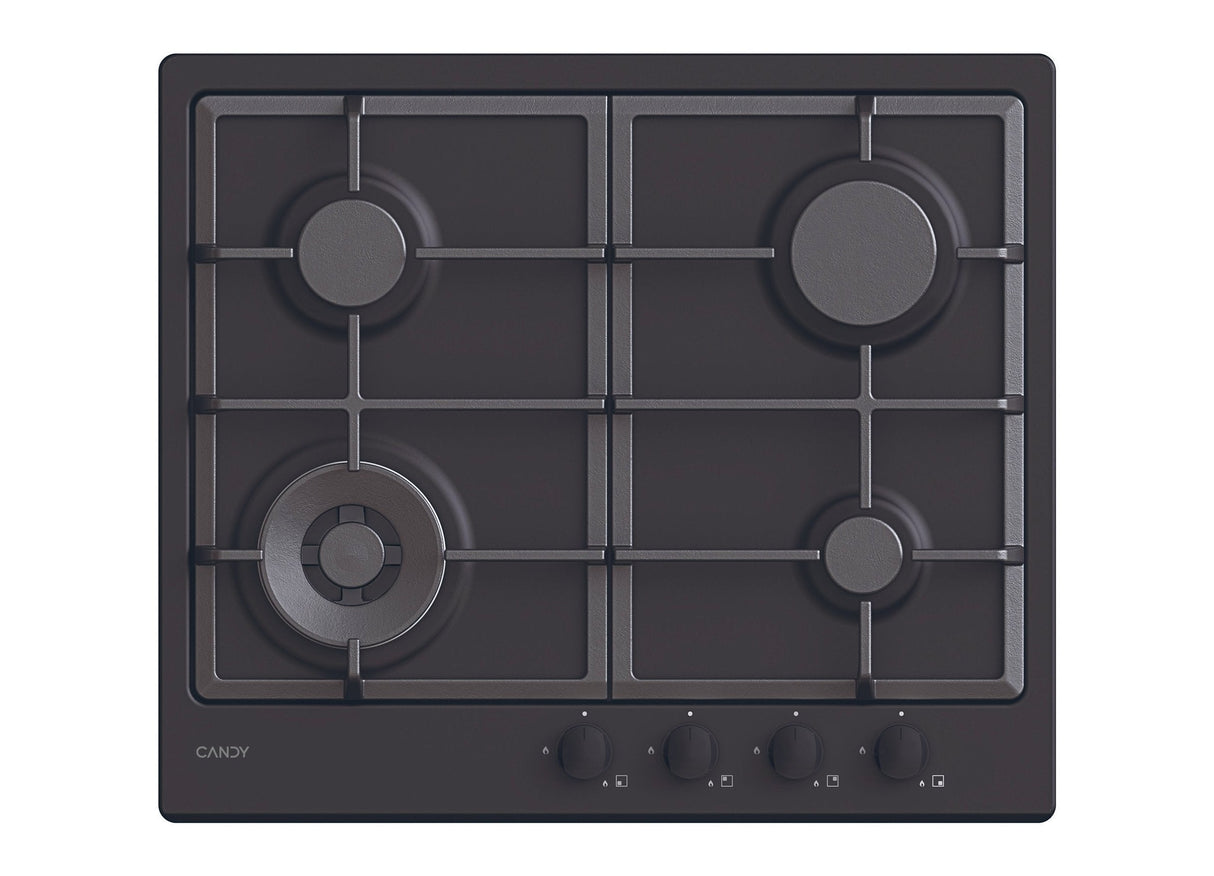 Candy Idea Chg6bfb4wb Negro Integrado 60 Cm Encimera De Gas 4 Zona(S)