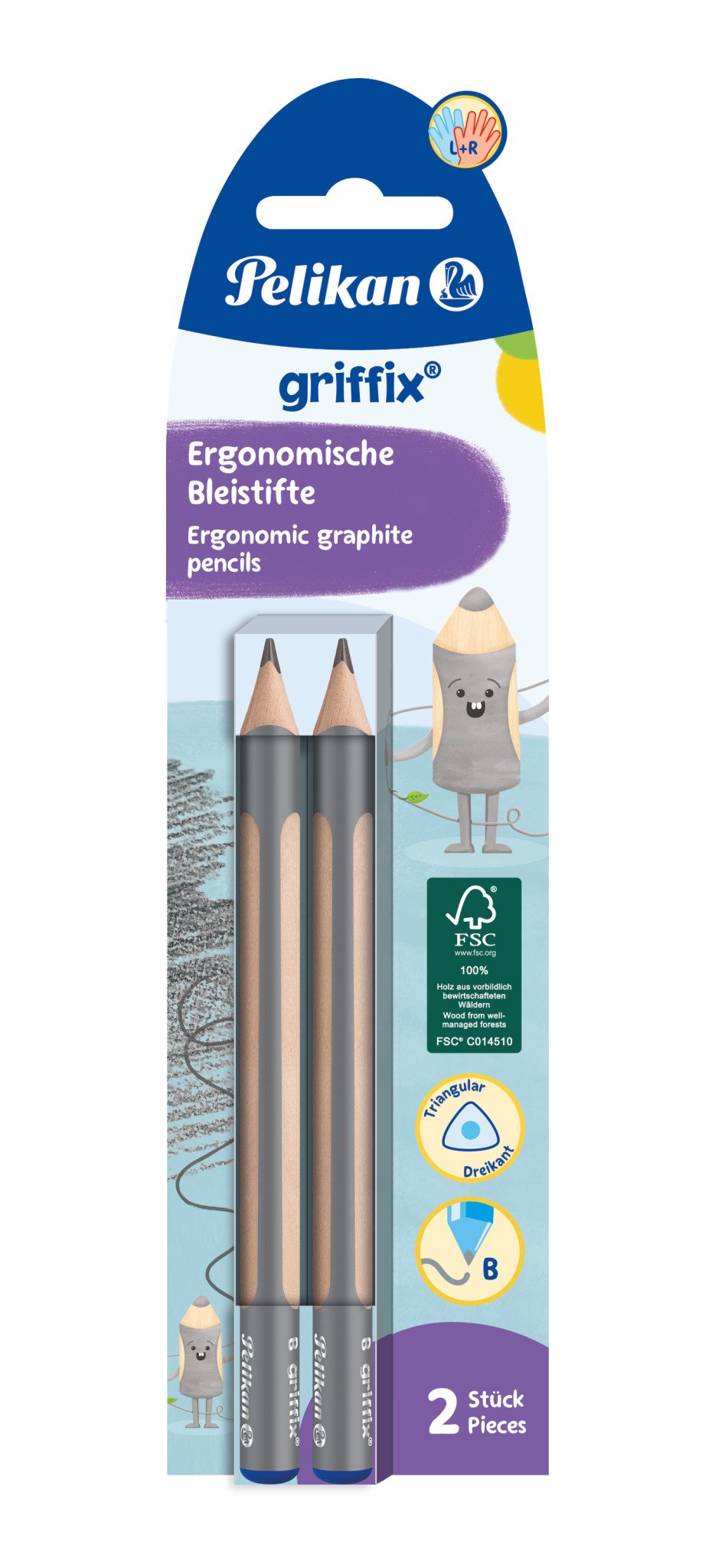 EAN 4012700817020 - Pelikan 817028 lápiz de grafito B 2 pieza(s) imagen 1