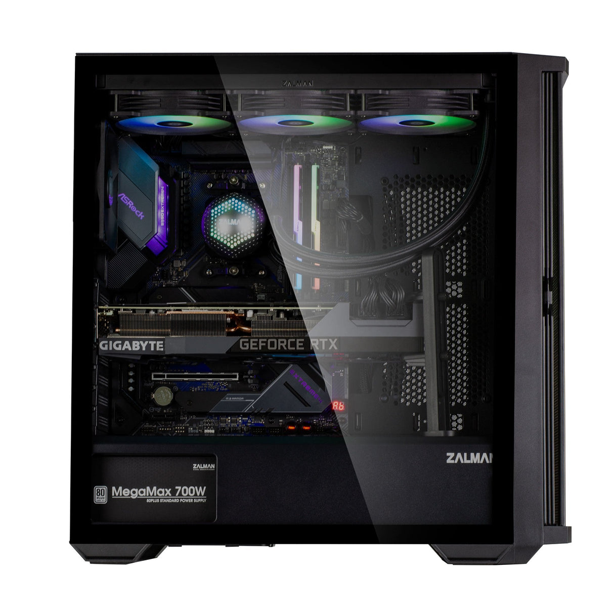 Zalman Z10 Atx Mid Tower Negro Fan X4