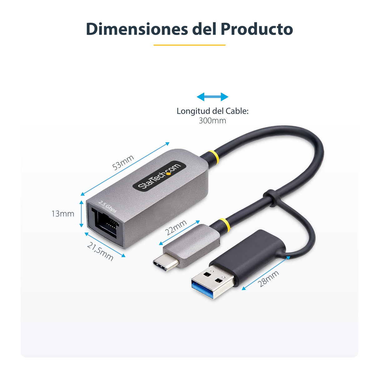 EAN 0065030905176 - StarTech.com U2GA-USB-C-ETHERNET adaptador y tarjeta de red 5000 Mbit/s imagen 14