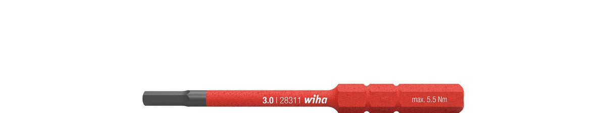 Wiha Vde Hexagonal Interior Wechselklinge Adecuado Para Serie Destornillador