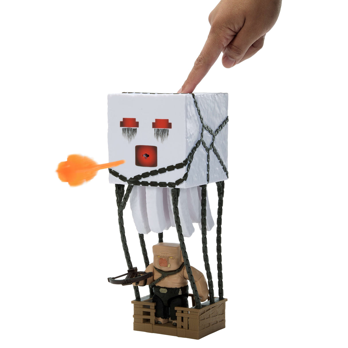 Figura Ghast Lanza El Ataque Fantasma Minecraft La Pelicula 25cm