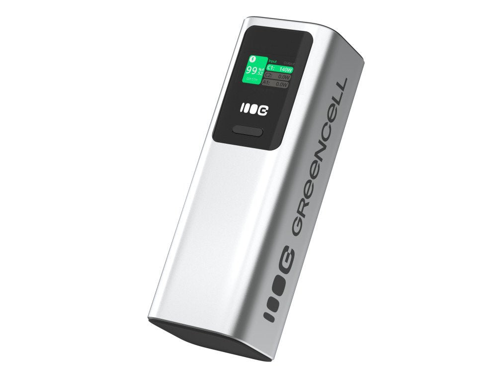 EAN 5904326374713 - Green Cell GC PBGC25UD - Powerbank PBGC25UD, 25200 mAh, 140 W, 1x USB-A, 2x USB-C Ión de litio Aluminio, imagen 2