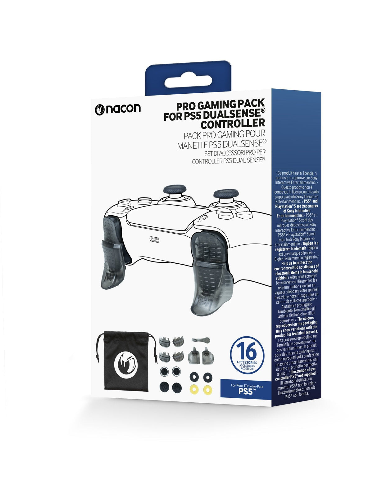 Nacon Ps5triggerpack Accesorio De Controlador De Juego Juego De Gatillos Y Muelles