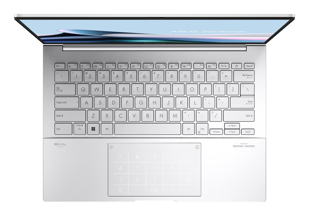 Asus Zenbook 14 Ux3405ca-Iscqd1233x Intel Core Ultra 7 255h Ordenador Portátil 35,6 Cm (14) Wuxga 32 Go Lpddr5x-Sdram 1 To Ssd Wi-Fi 7 (802.11be) Windows 11 Pro Plateado