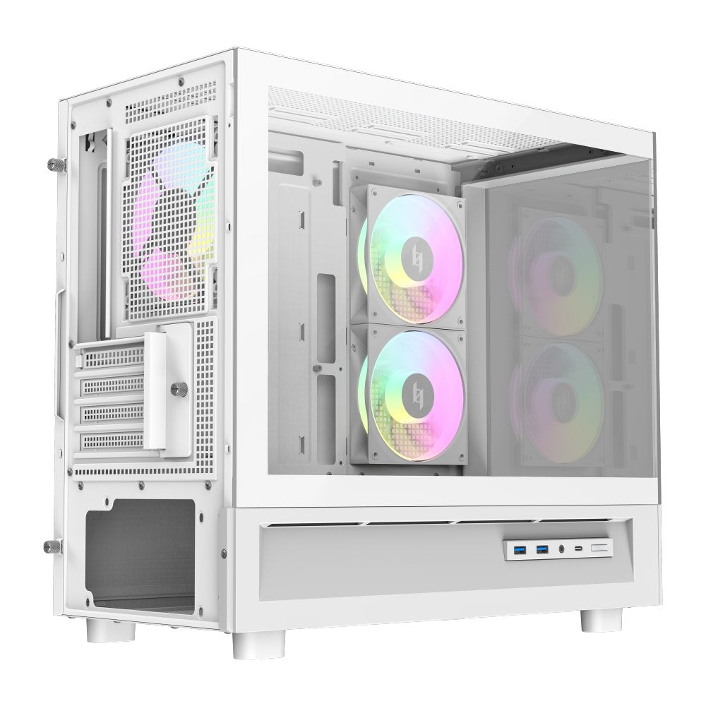 Caja Pc Gamemax Nex C31 Wh Matx Btf