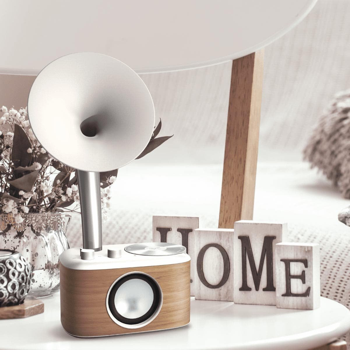 Sangean Wr-45 White Radio Portátil