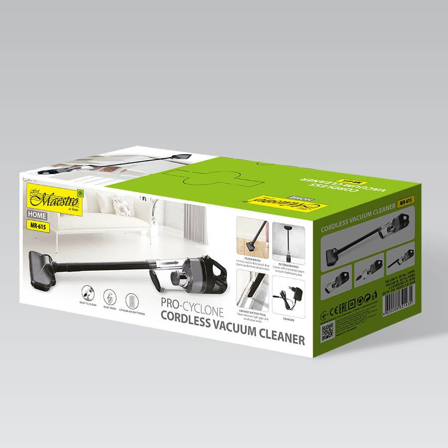 EAN 4820268321435 - Maestro MR-615 aspiradora de pie y escoba eléctrica Aspiradora escoba 2 en 1 Batería Secar Sin bolsa 100 imagen 6