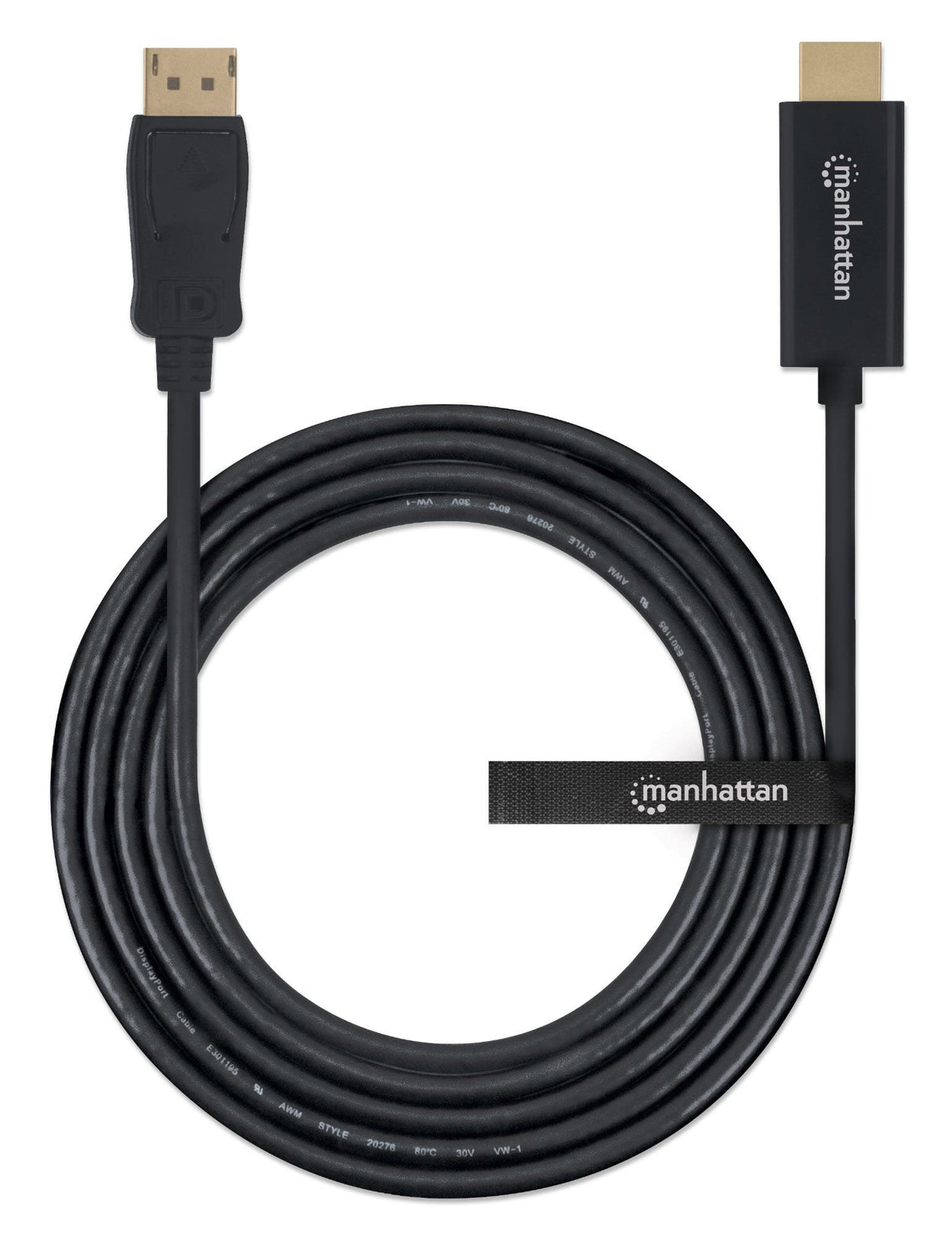 EAN 0766623152679 - Manhattan 152679 adaptador de cable de vídeo 1,8 m Negro imagen 5