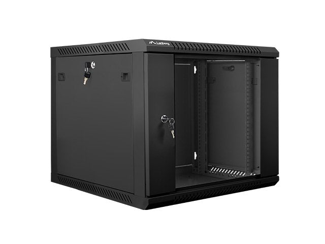 EAN 5901969403114 - Lanberg WF01-6609-10B armario rack 9U Bastidor de pared Negro imagen 2
