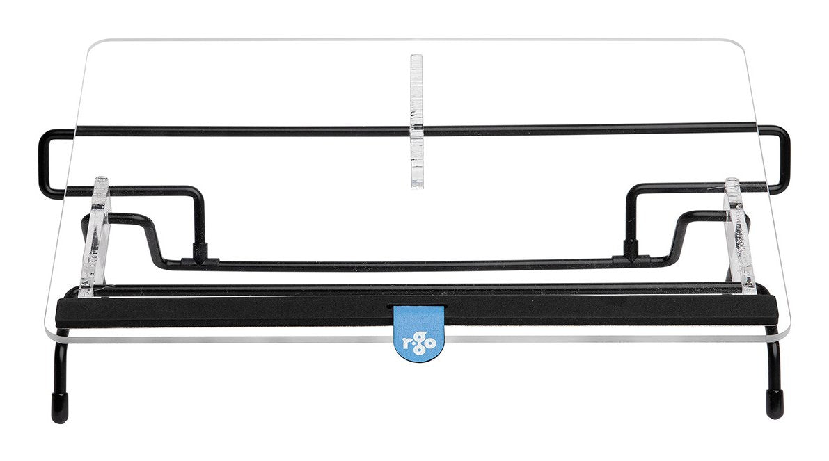 R-Go Tools Flexible Documentholder Rgodofrtr Archivador Acrílico, Acero Transparente, Negro