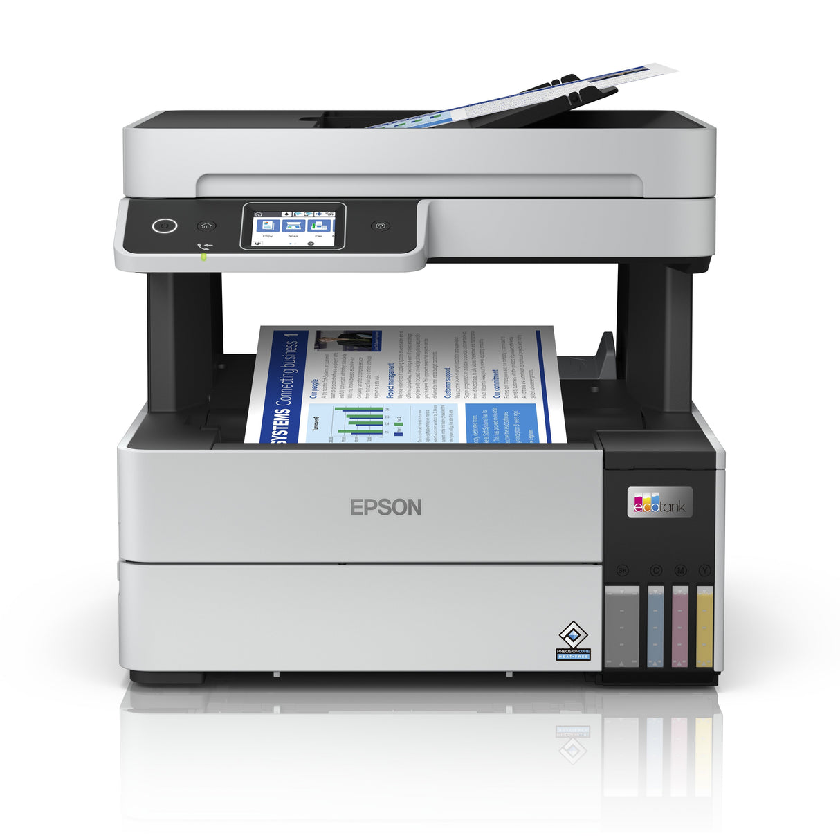 Impresora Multifuncion Epson Ecotank L6490, 4 En 1, Wi-Fi, Blanco Y Negro