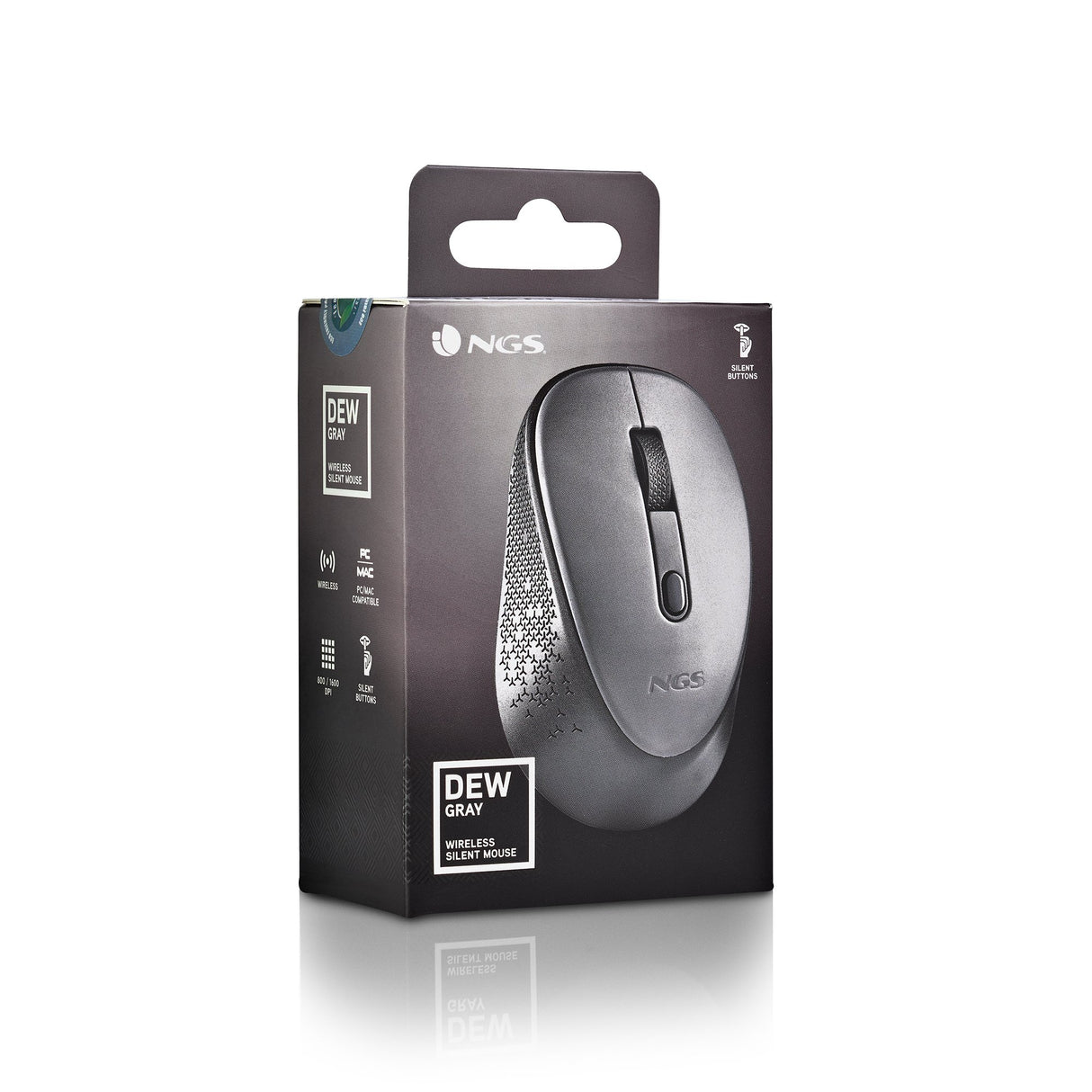 EAN 8435430623925 - NGS DEW ratón Oficina Ambidextro RF inalámbrico Óptico 1600 DPI imagen 9