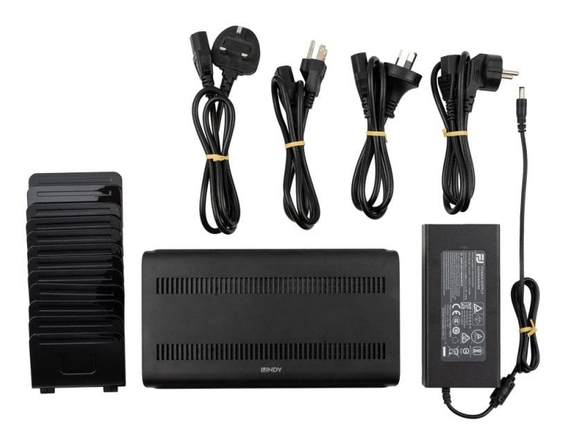 Lindy 10-Port Usb-Estación De Carga 240w, 8xusb-C Pd & 2x Usb-A