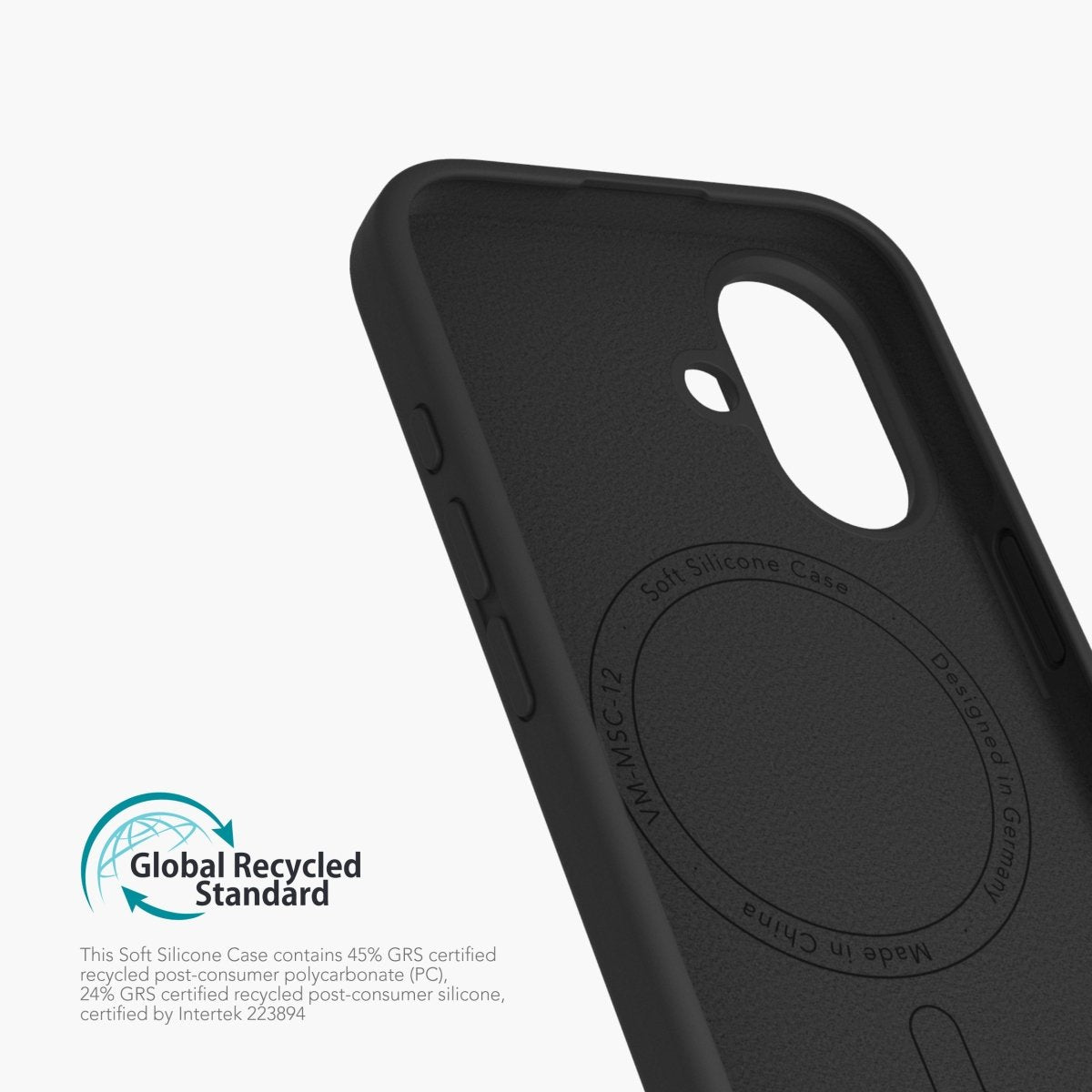 Vonmählen Soft Silicone Case For Iphone 16 Plus Black