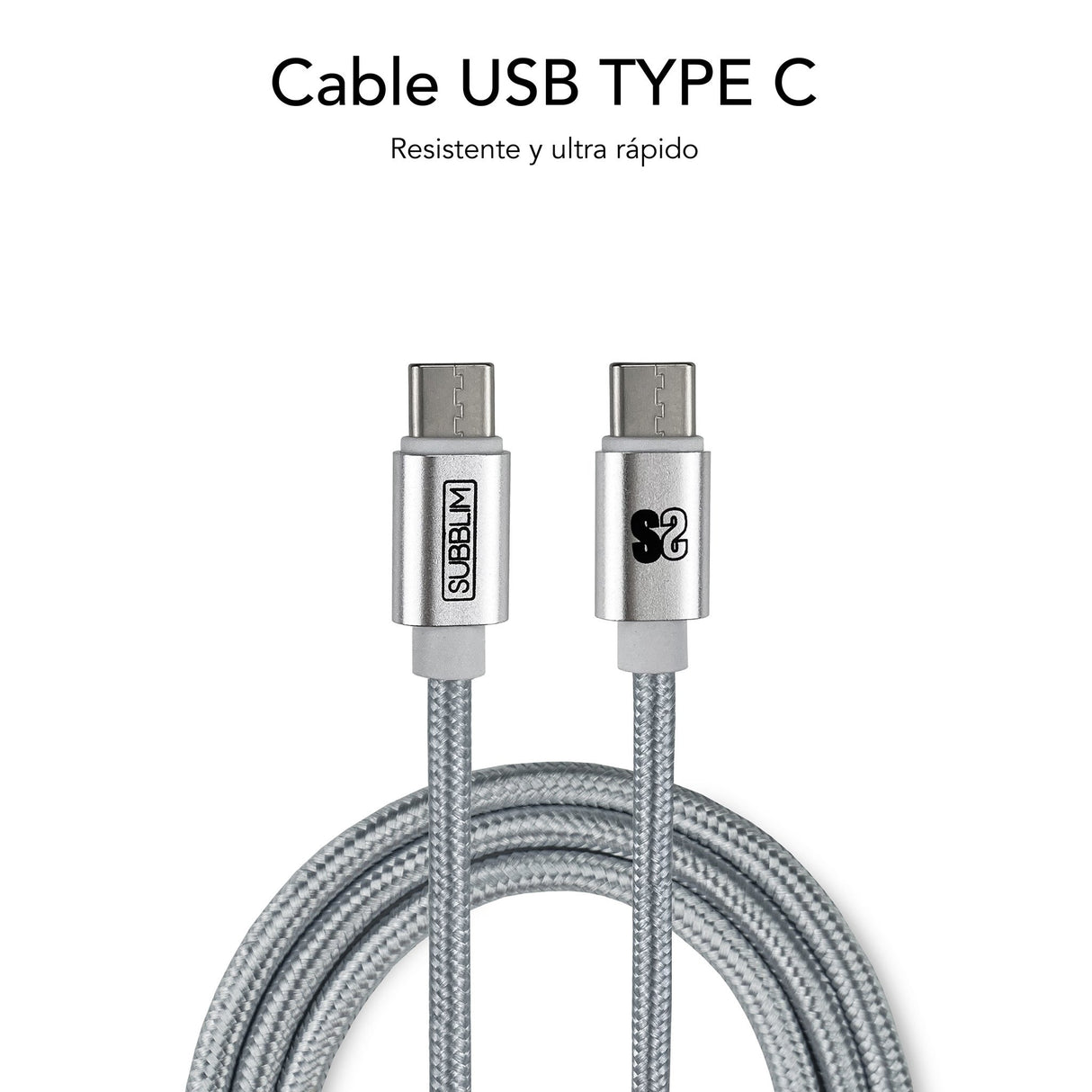 EAN 8436586742089 - SUBBLIM SUBCHG-3WPD10 cargador de dispositivo móvil Universal Plata, Blanco Corriente alterna Carga rápid imagen 6