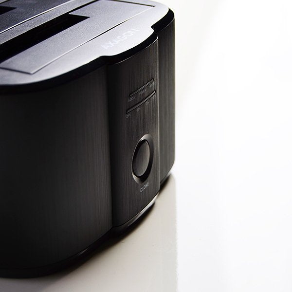 Axagon Estación De Acoplamiento Dual Adsa-St, Usb 3.0, 2x 2.5"/3.5" Ssd/Hdd, Sata 6 - Negro