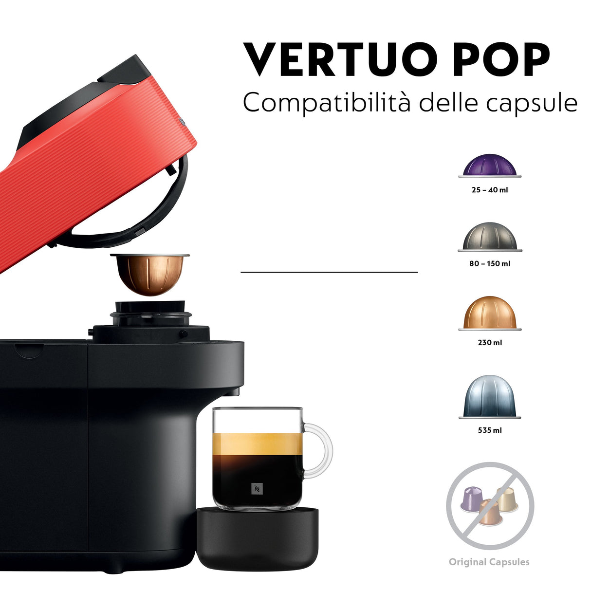 EAN 3045380022096 - Krups Vertuo Pop XN9205 Totalmente automática Macchina per caffè a capsule 0,56 L imagen 3