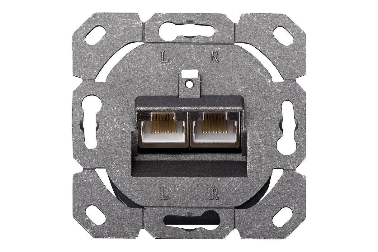 EAN 4016032320227 - Digitus DN-9008-1 toma de corriente 2 x RJ-45 Blanco imagen 6