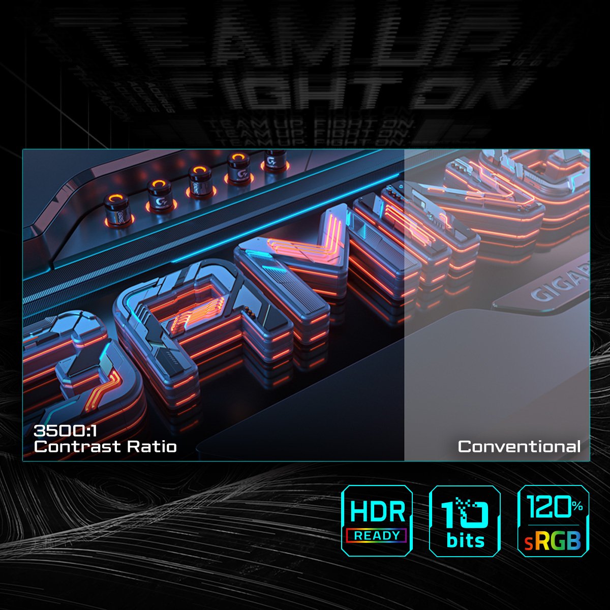 Monitor Gaming Gigabyte 31.5" Gs32qca Ek