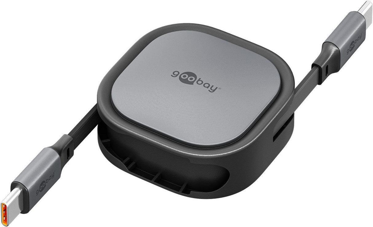 Cable Usb-C Autorretráctil, 1 M, Negro/Plateado
Cable De Carga Usb De 15 W En Una Robusta Caja.