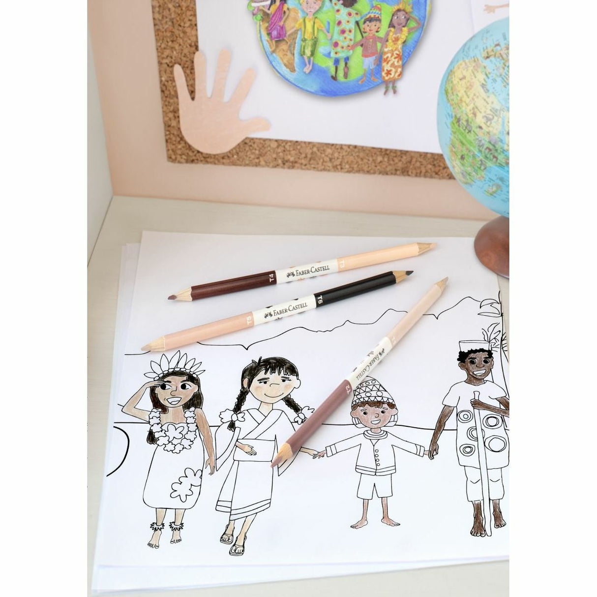Faber-Camell Children Of The World Skin Tones Bk