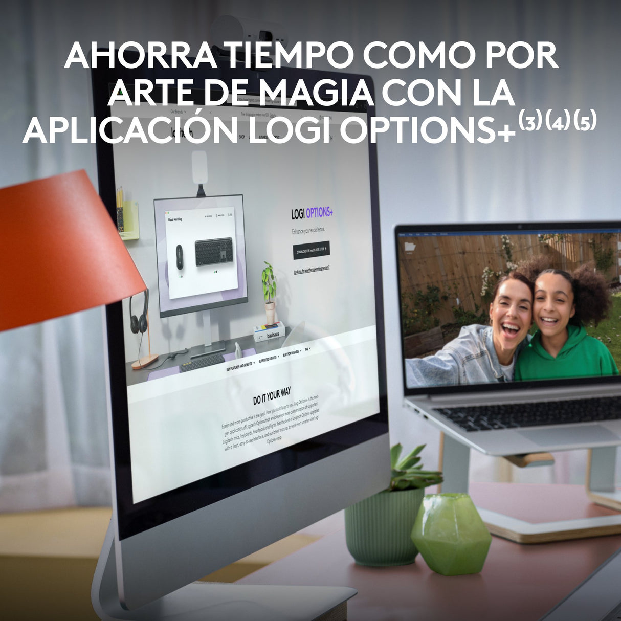 EAN 5099206118492 - Logitech 920-012455 teclado Oficina RF Wireless + Bluetooth QWERTY Español Grafito imagen 8