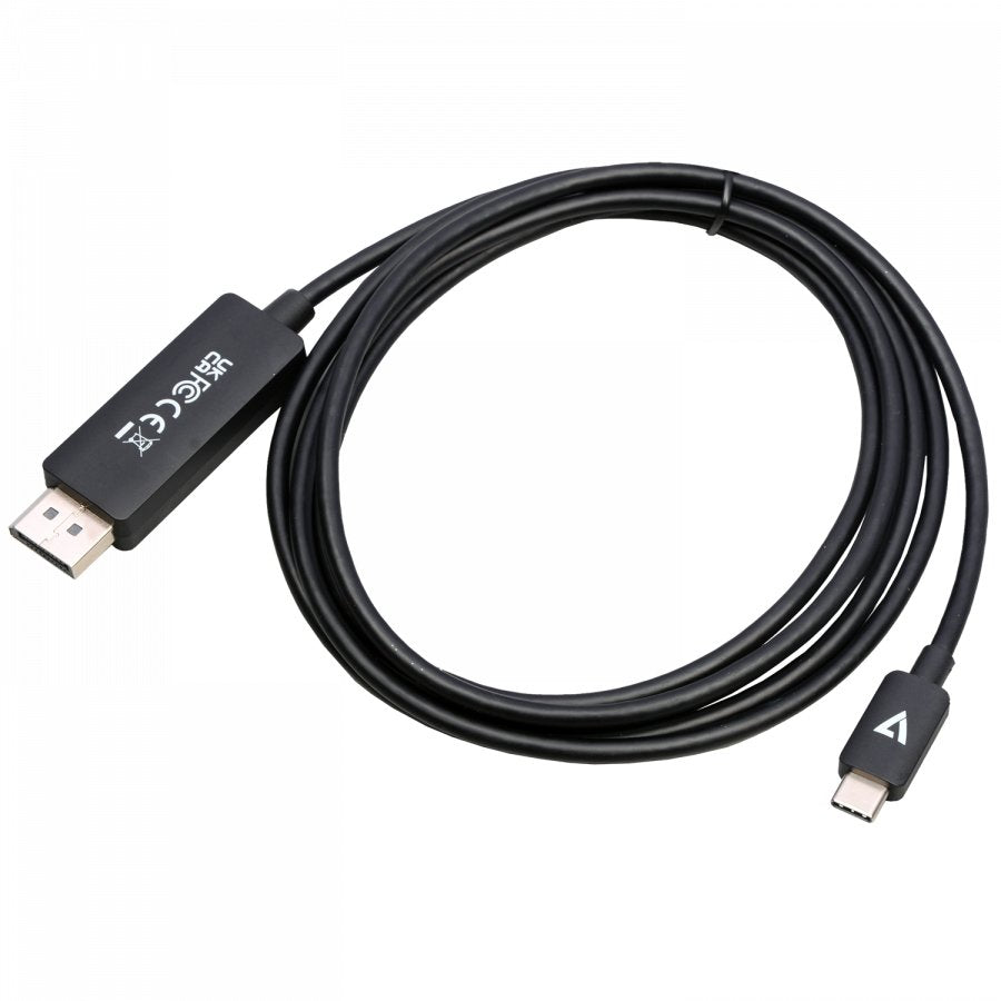 EAN 0662919114720 - V7 V7USBCDP14-2M adaptador de cable de vídeo DisplayPort USB Tipo C Negro imagen 5