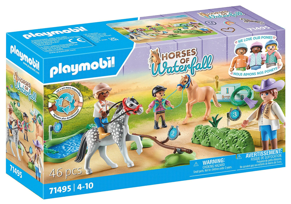Playmobil 71495 Torneo De Ponis Caballos De La Cascada