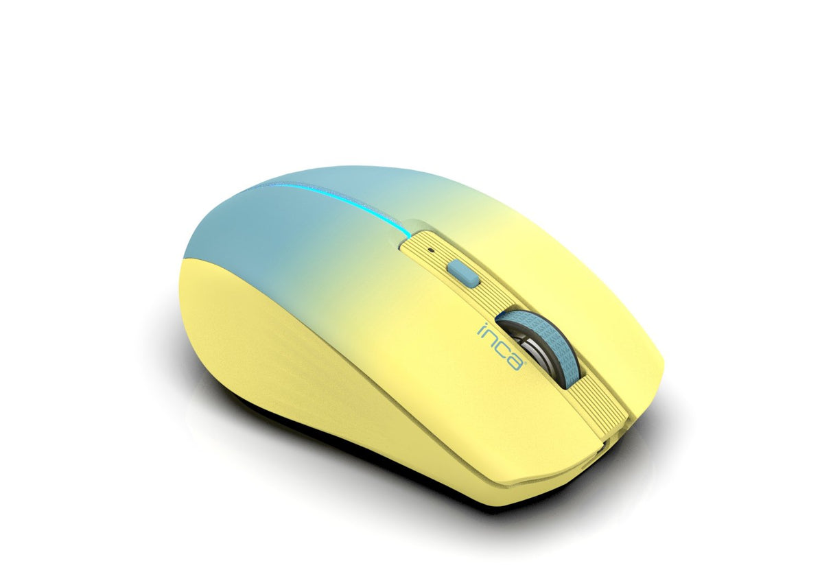 EAN 8681949014093 - Inca IWM-511RS ratón Oficina mano derecha RF Wireless + Bluetooth + USB Type-C Óptico 1600 DPI imagen 3