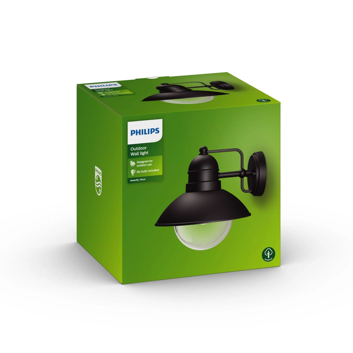 Aplique E27 Negro Hoverfly Philips